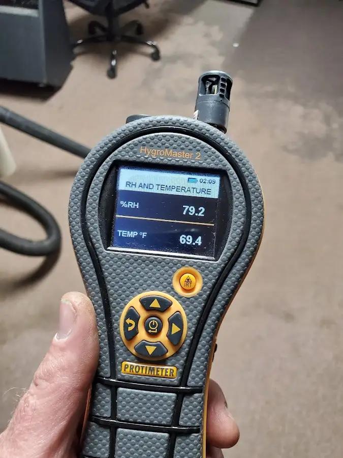 Moisture meter humidity assessment for Fire & Smoke Damage Restoration in Monroeville